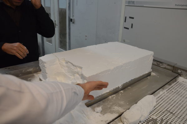 semelles orthopédiques en impression 3D dans une masse de polyamide 12